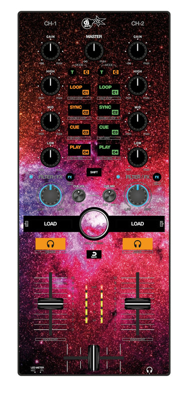 Reloop Mixtour Skin Galactica